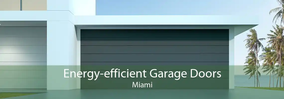 Energy-efficient Garage Doors Miami