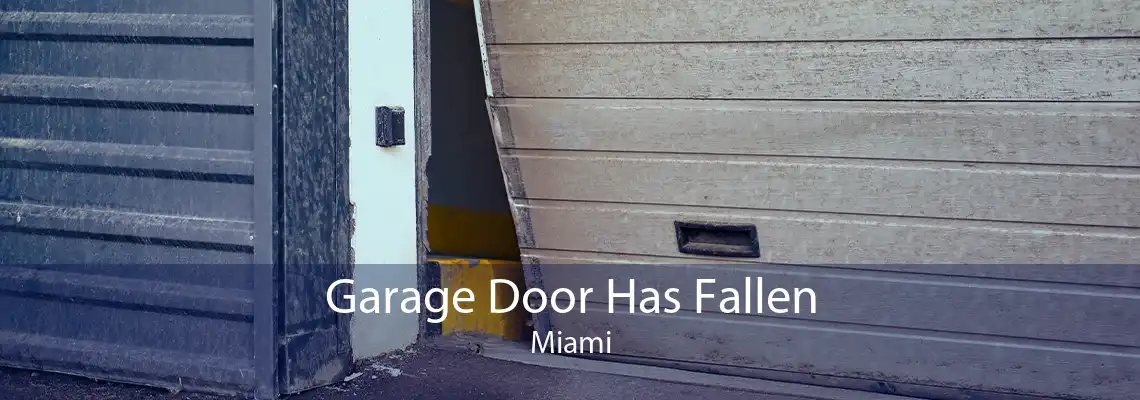 Garage Door Has Fallen Miami