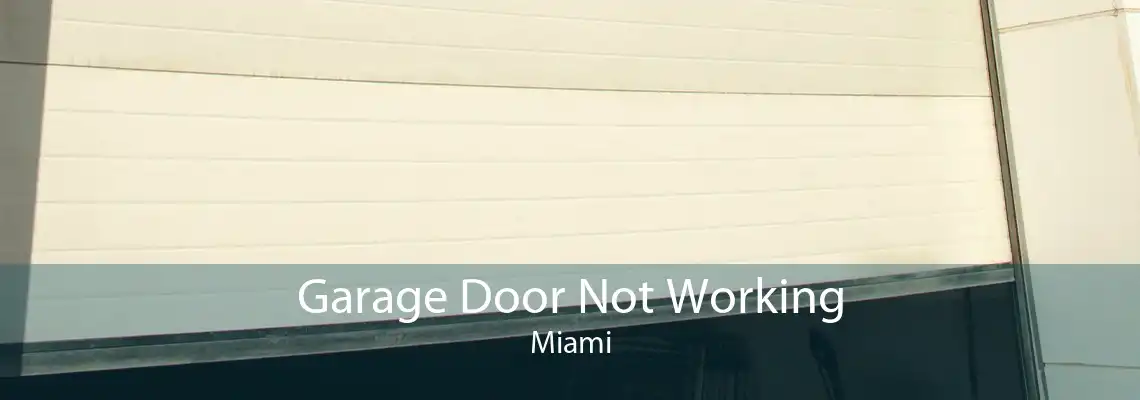 Garage Door Not Working Miami