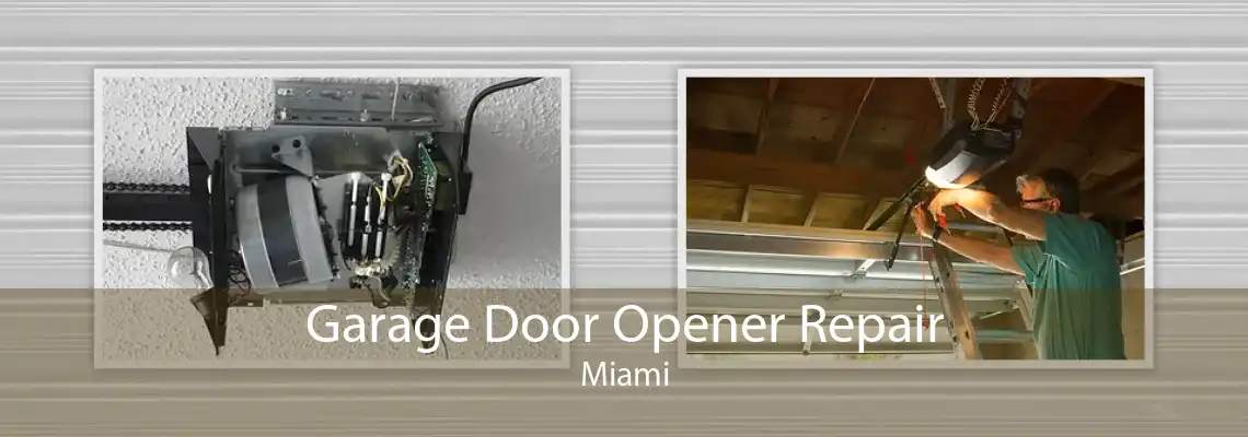 Garage Door Opener Repair Miami