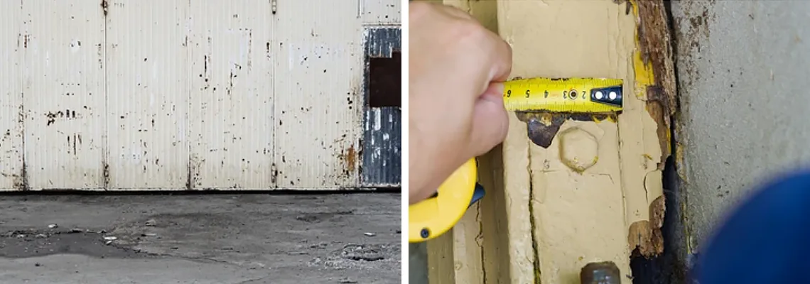 Lift Master Rusty Garage Doors in Miami