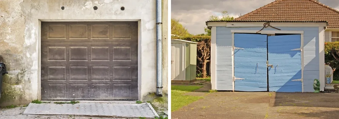 Rotten Steel Garage Door Repair in Miami